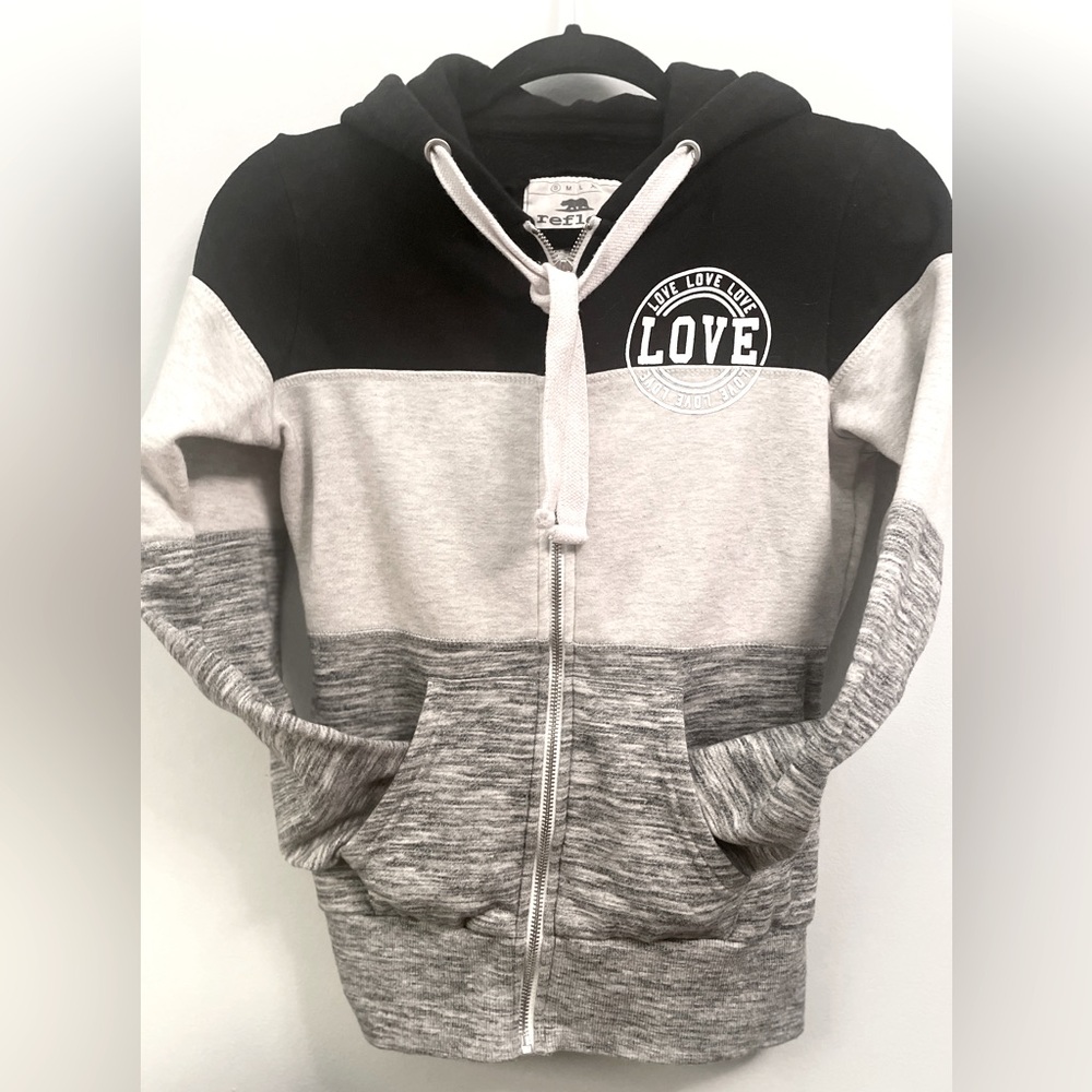 LOVE Hoodie by Reflex - Black, White, and Gray